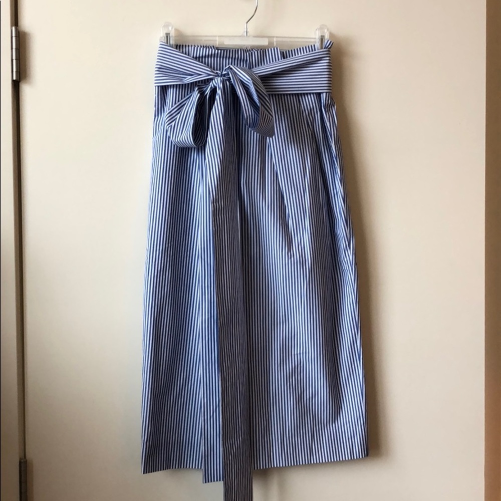 NWT JCrew striped pencil skirt